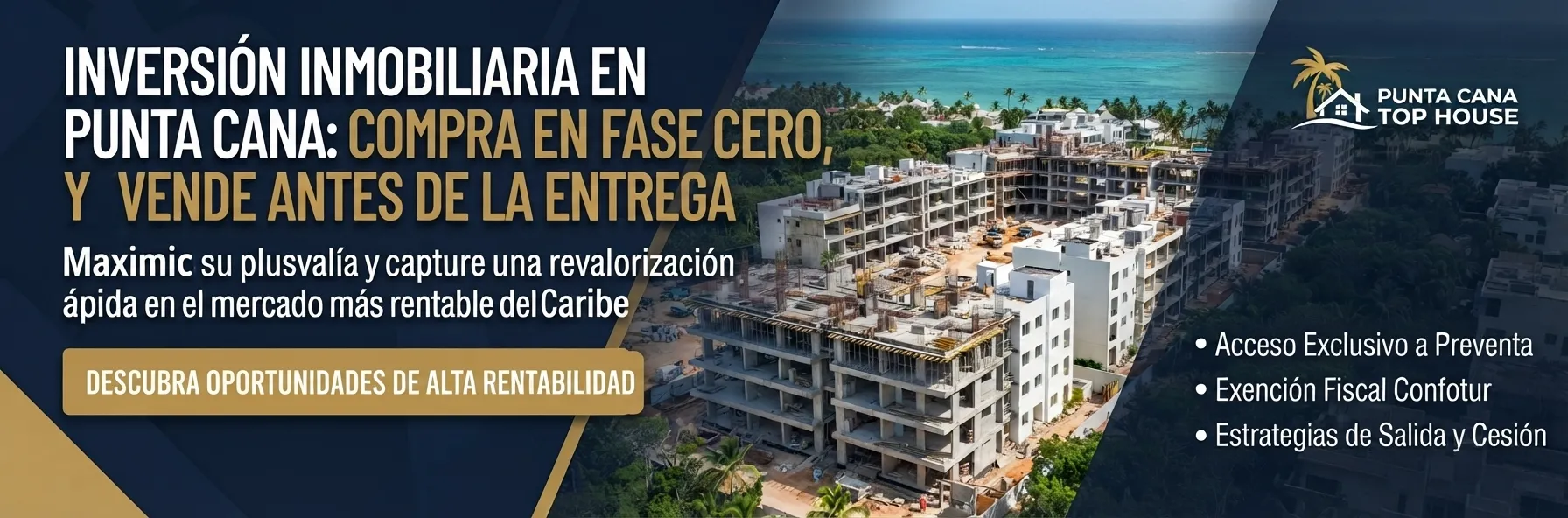 reventa inmobiliaria en punta cana Invertir en Punta Cana desde el Extranjero